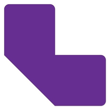 Ergomat DuraStripe Xtreme 4inx4inx2in Half Angle Corners Purple, 70PK DSX-C4x4x2-P-KIT